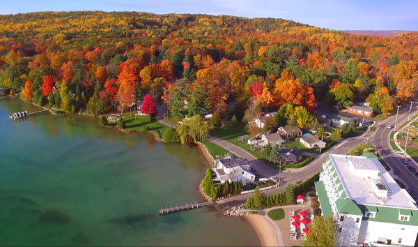 walloon lake in fall by adam j morris II