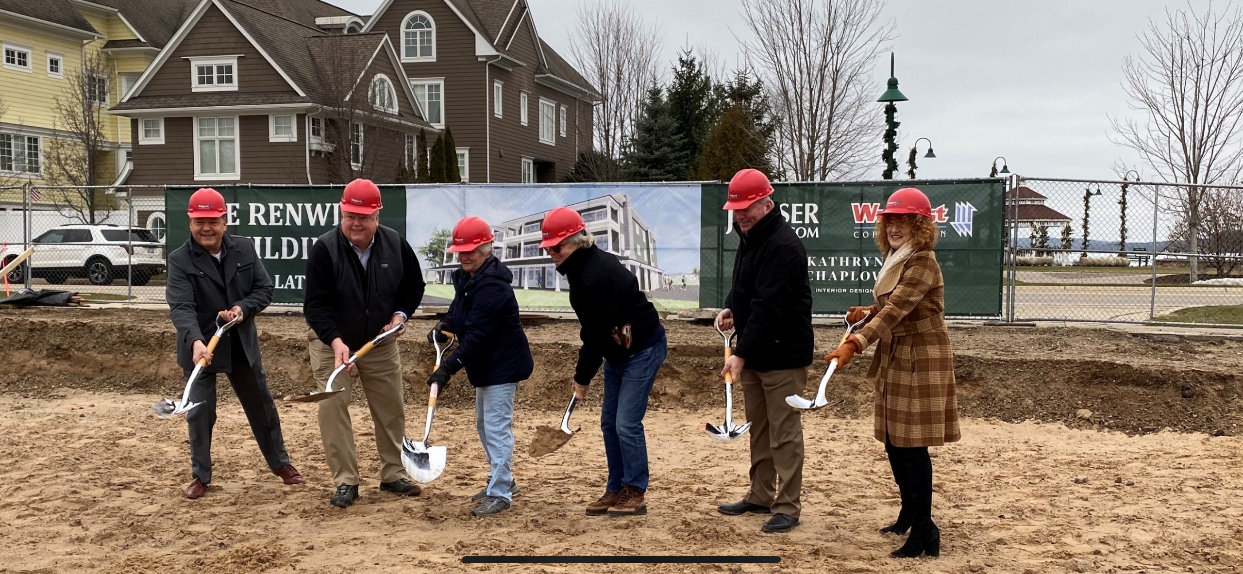 You are currently viewing Walloon Lake Community Leaders Break Ground on Newest Village Building: The Renwick